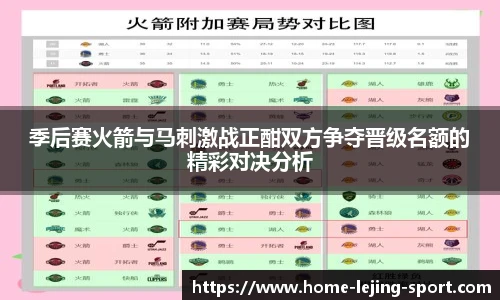 季后赛火箭与马刺激战正酣双方争夺晋级名额的精彩对决分析